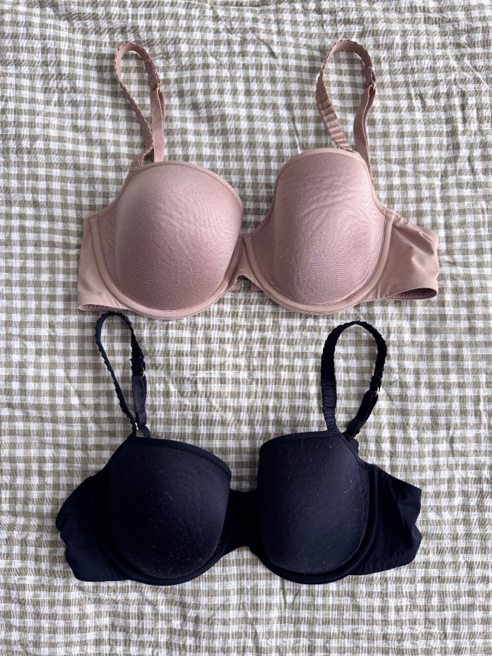 Third Love Bra Bundle 32D Nude/Black